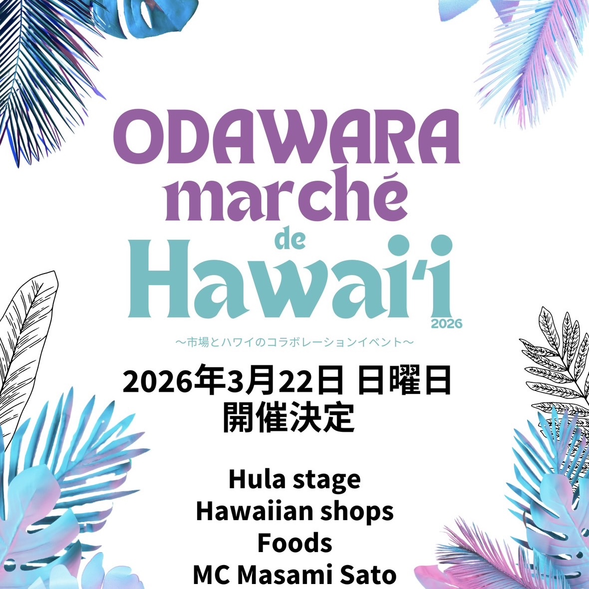 ODAWARA marché de Hawaii TOP